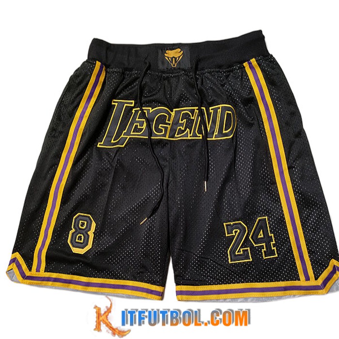 Shorts NBA Los Angeles Lakers Negro