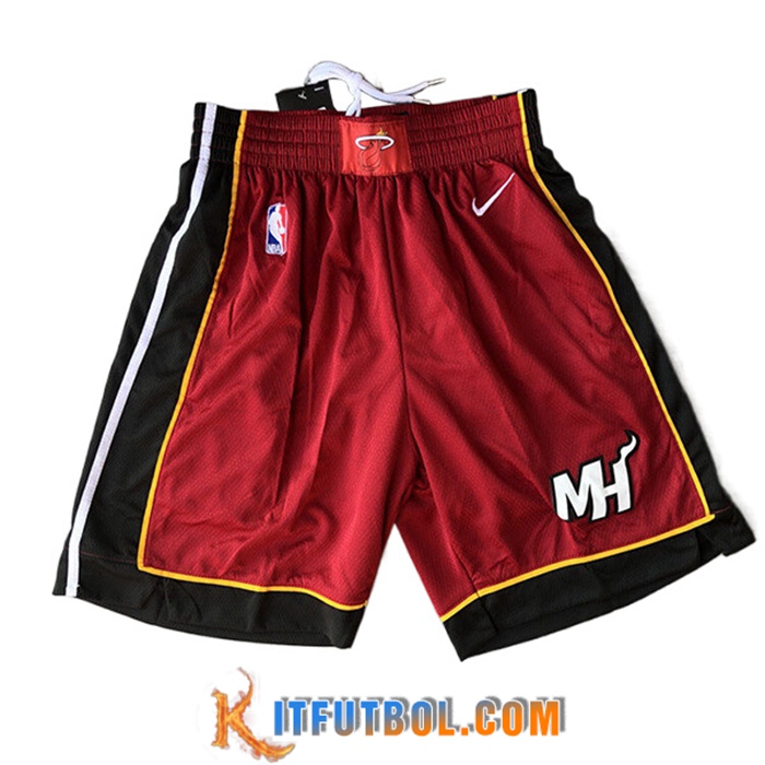 Shorts NBA Miami Heat Rojo