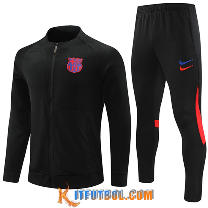 Chandal Equipos De Futbol - Chaqueta FC Barcelone Negro 2022/2023