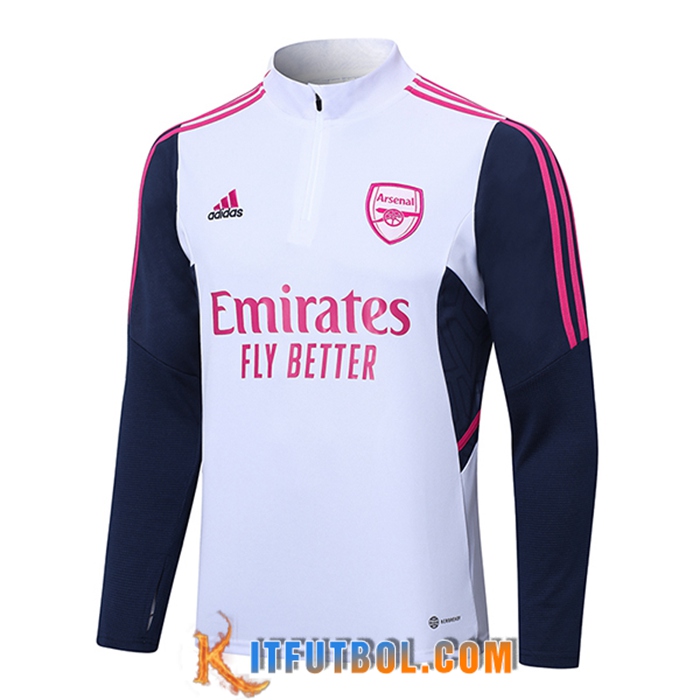 Sudadera De Entrenamiento Arsenal Blanco 2022/2023