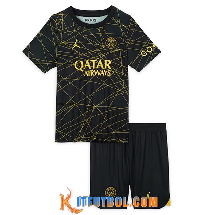 Nueva Camisetas De Futbol PSG Ninos Fourth 2022/2023