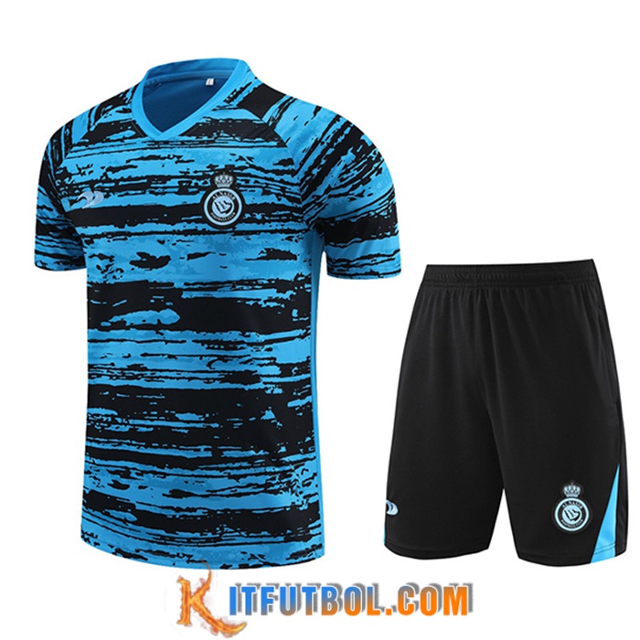 Camiseta Entrenamiento + Cortos Al-Nassr FC Azul Claro 2023/2023