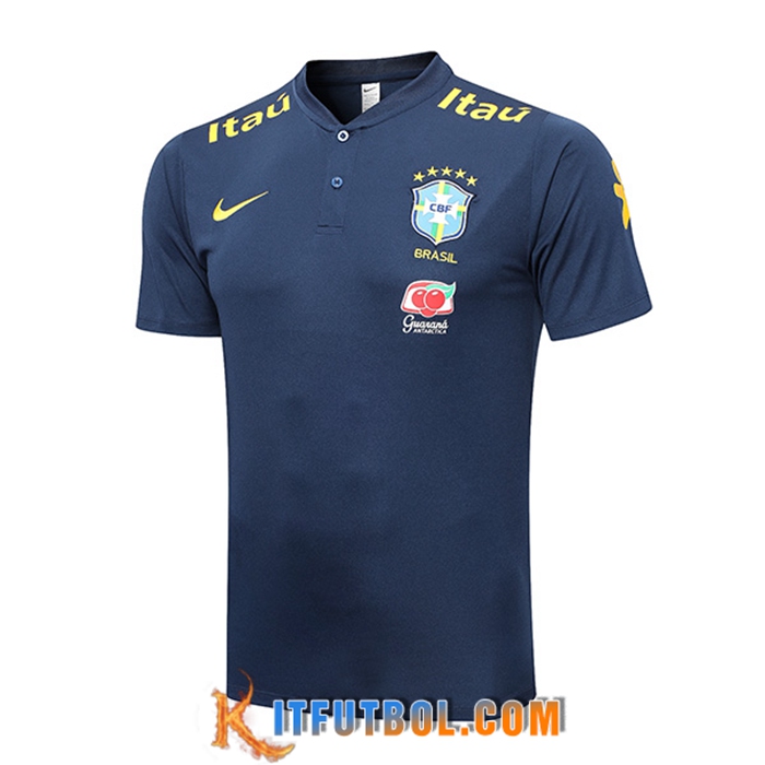 Camiseta Polo Brasil Azul marino 2023/2023