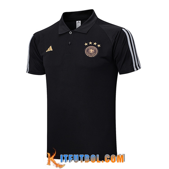 Camiseta Polo Alemania Negro 2023/2023 -02