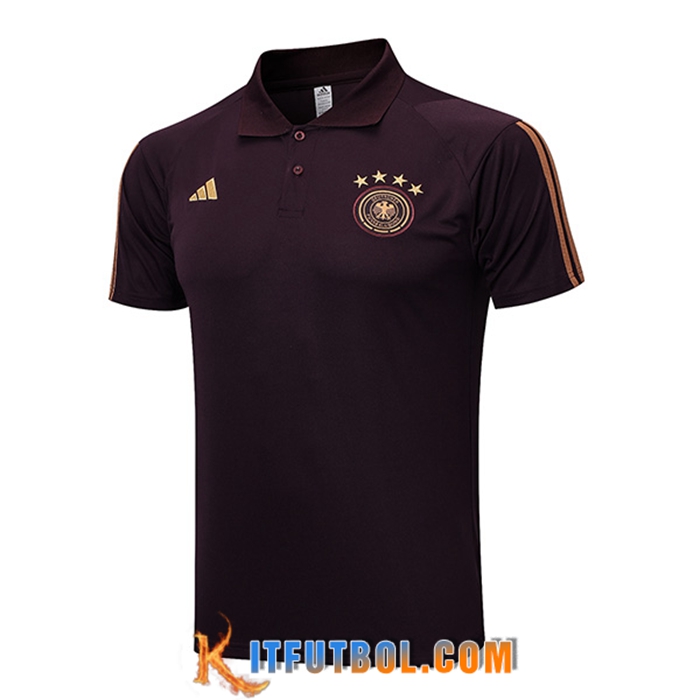 Camiseta Polo Alemania Marrón 2023/2023