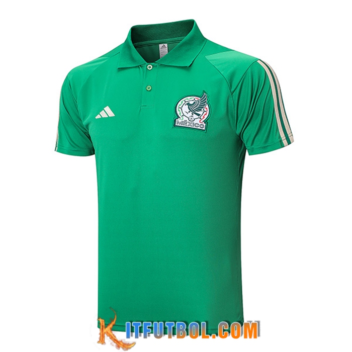 Camiseta Polo México Verde 2023/2023