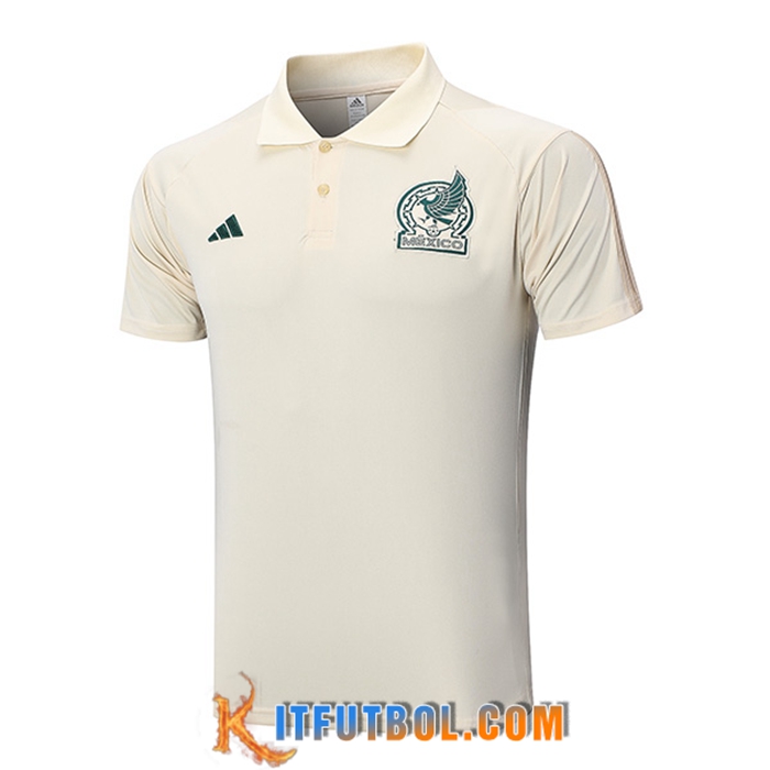 Camiseta Polo México Beige 2023/2023