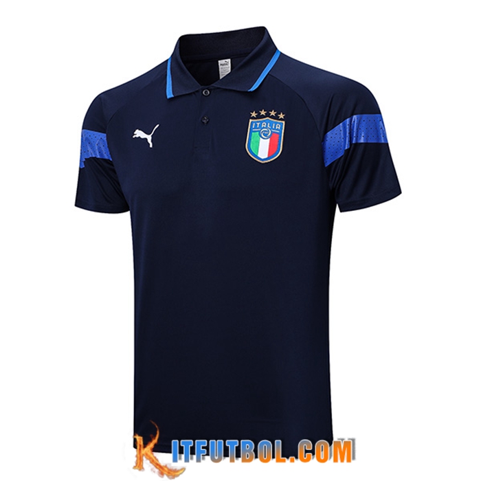 Camiseta Polo Italia Azul marino 2023/2023
