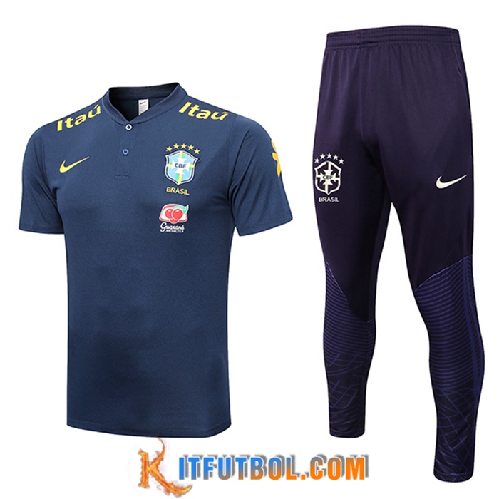 Camiseta Polo Brasil Azul marino 2023/2023