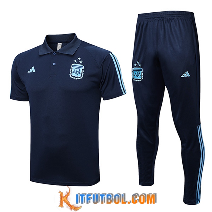 Camiseta Polo Argentina Azul marino 2023/2023