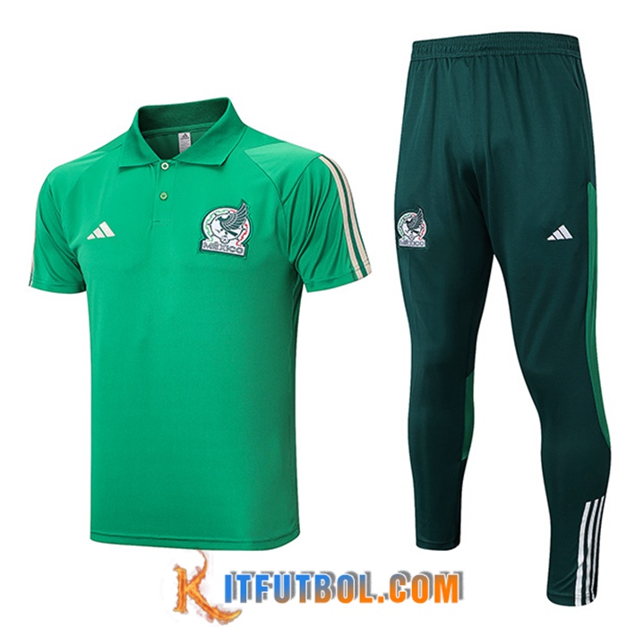 Camiseta Polo México Verde 2023/2023