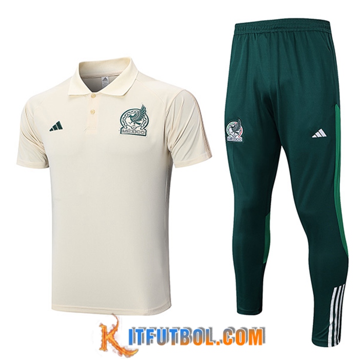 Camiseta Polo México Beige 2023/2023