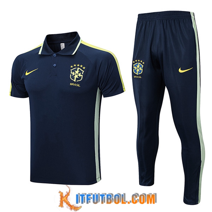 Camiseta Polo Brasil Azul marino 2023/2023