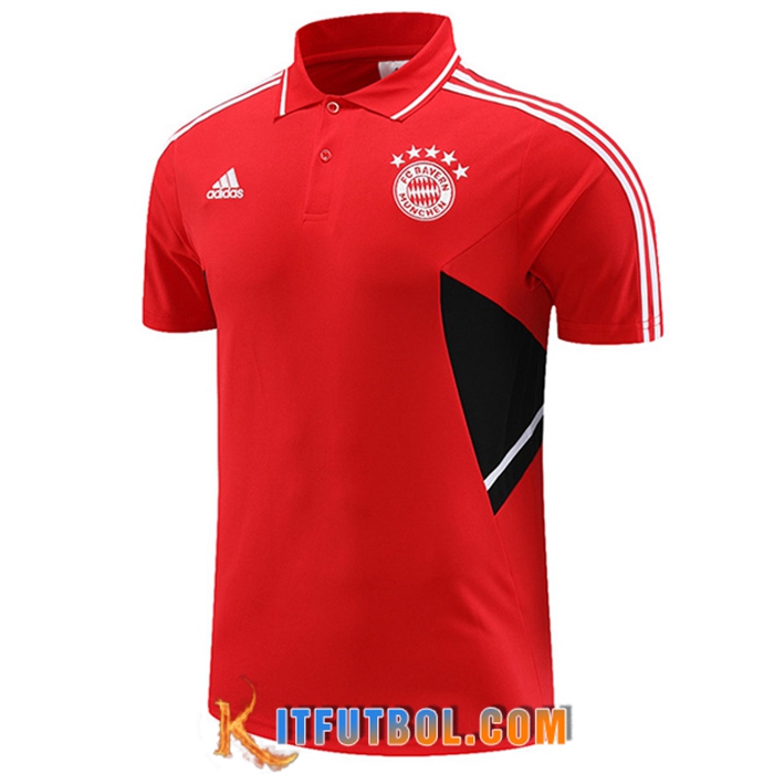 Camiseta Polo Bayern Munich Rojo 2023/2023
