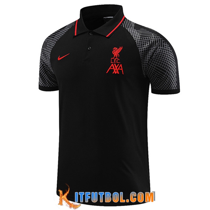 Camiseta Polo FC Liverpool Negro 2023/2023
