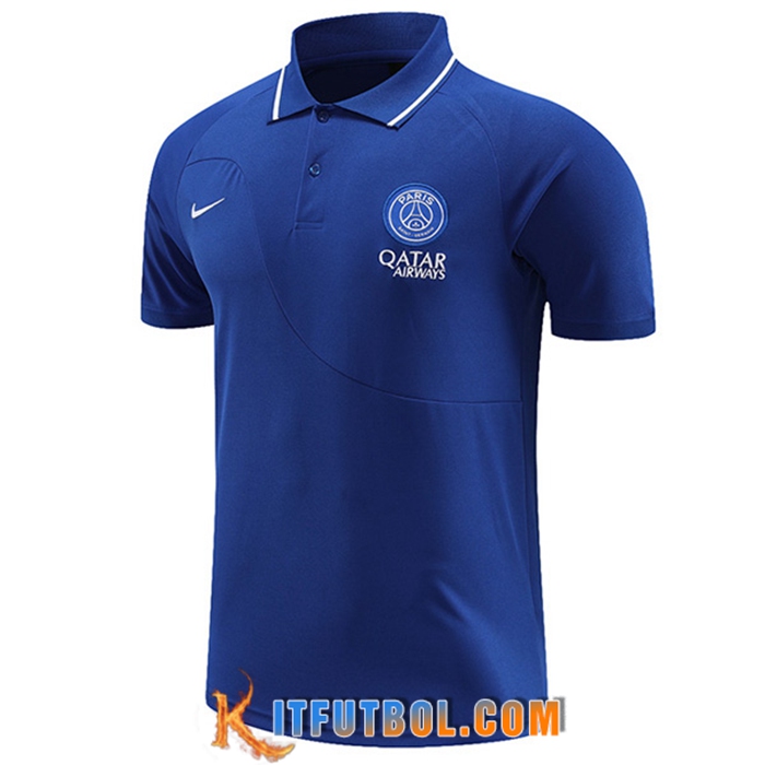 Camiseta Polo PSG Azul 2023/2023