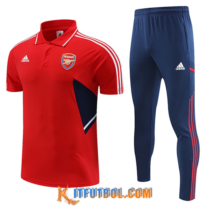 Camiseta Polo Arsenal Rojo 2023/2023