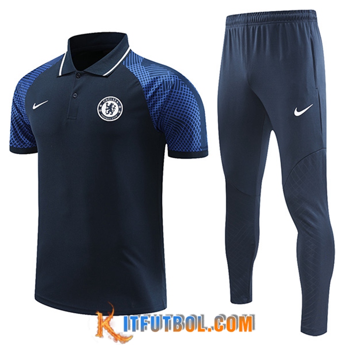 Camiseta Polo FC Chelsea Azul marino 2023/2023