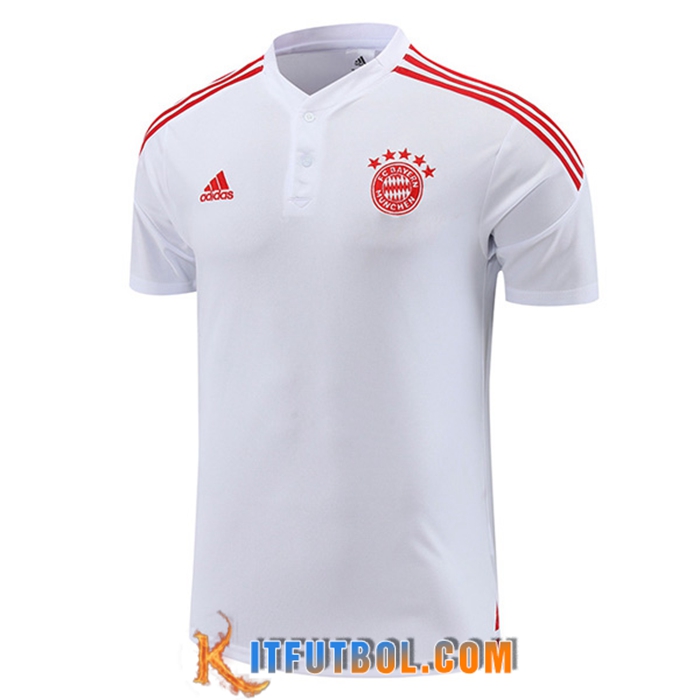 Camiseta Polo Bayern Munich Blanco 2023/2023