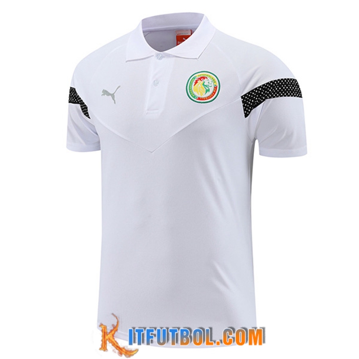 Camiseta Polo Senegal Blanco 2023/2023