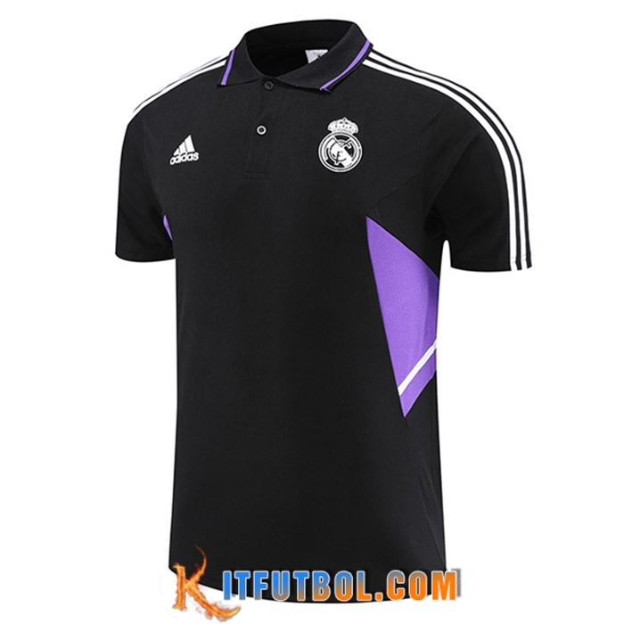 Camiseta Polo Real Madrid Negro 2023/2023