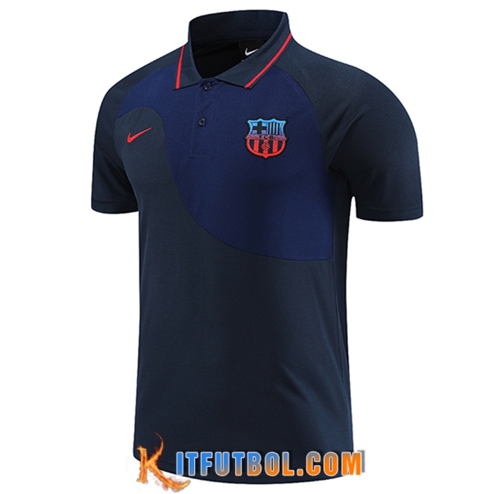 Camiseta Polo FC Barcelona Azul marino 2023/2023