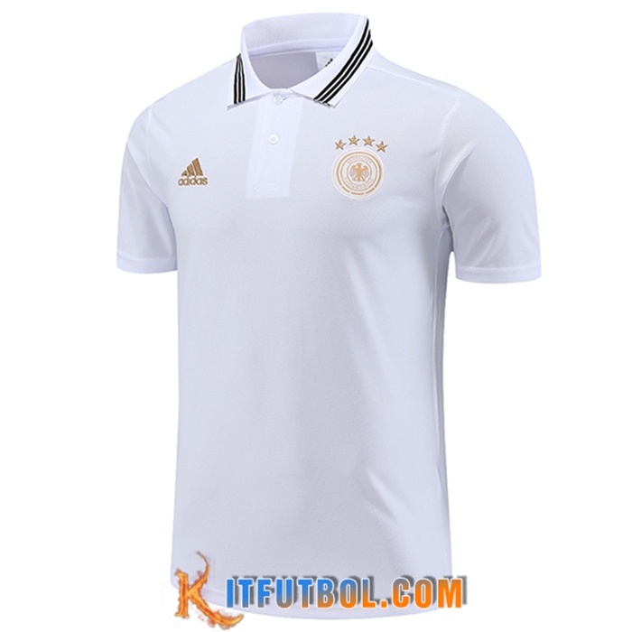 Camiseta Polo Alemania Blanco 2023/2023