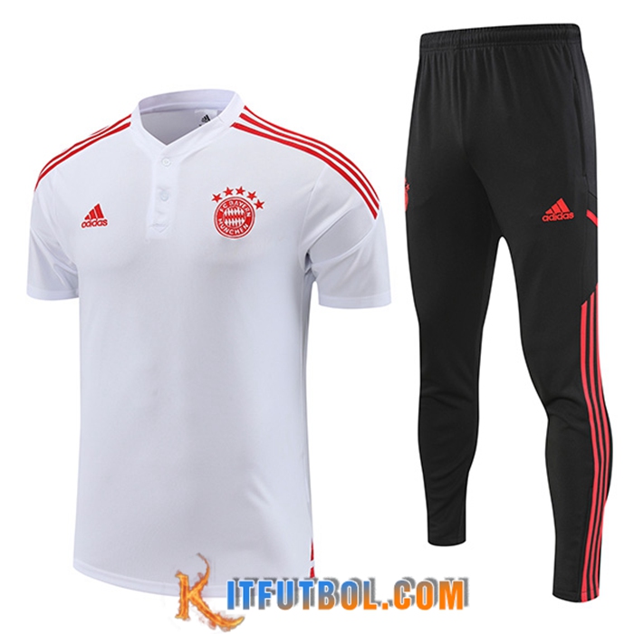 Camiseta Polo Bayern Munich Blanco 2023/2023