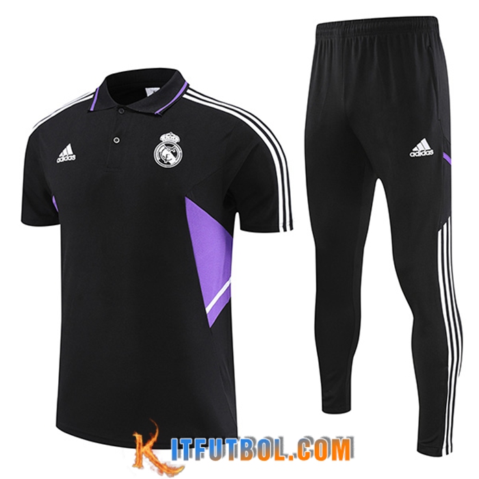 Camiseta Polo Real Madrid Negro 2023/2023