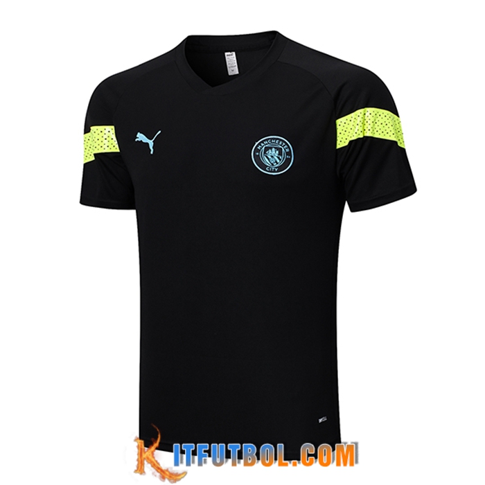 Camiseta Entrenamiento Manchester City Negro 2023/2023