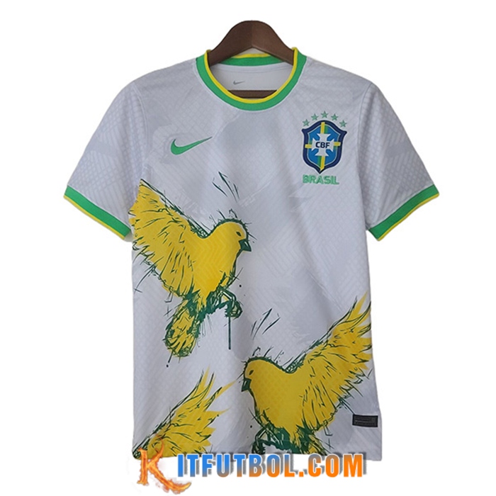 Camiseta Entrenamiento Brasil Blanco 2023/2023