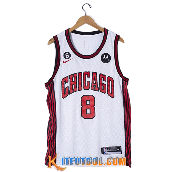 Camisetas Chicago Bulls (LAVINE #8) 2023/23 Blanco