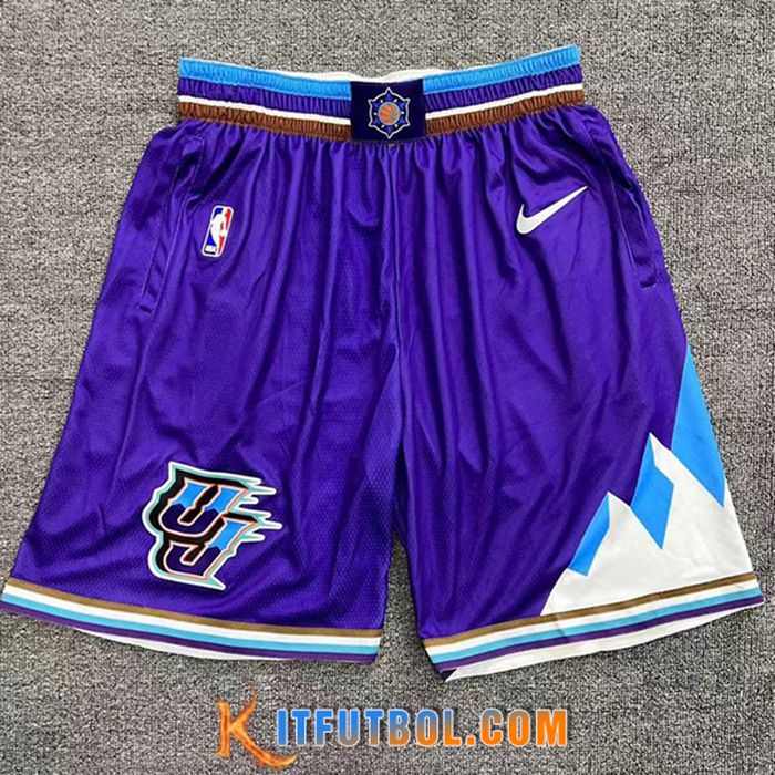 Cortos NBA Utah Jazz Violeta