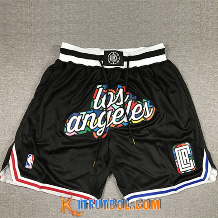 Cortos NBA Los Angeles Clippers Negro