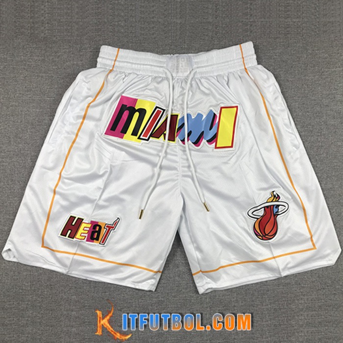 Cortos NBA Miami Heat Blanco