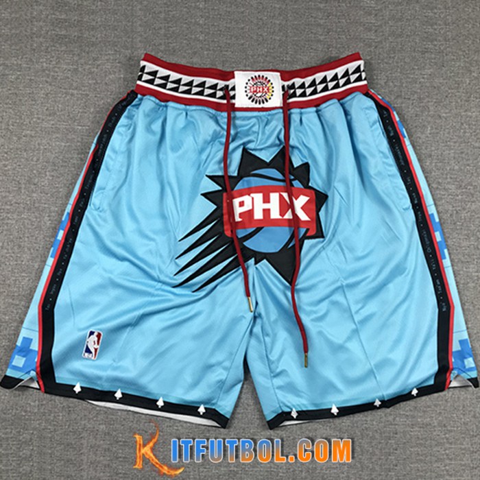 Cortos NBA Phoenix Suns Azul Claro