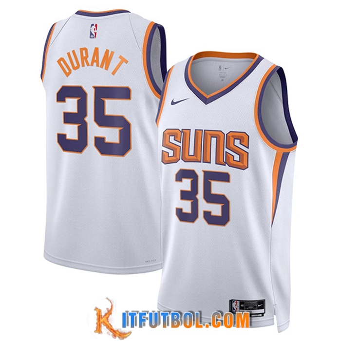 Camisetas Phoenix Suns (DURANT #35) 2023/23 Blanco Association Edition