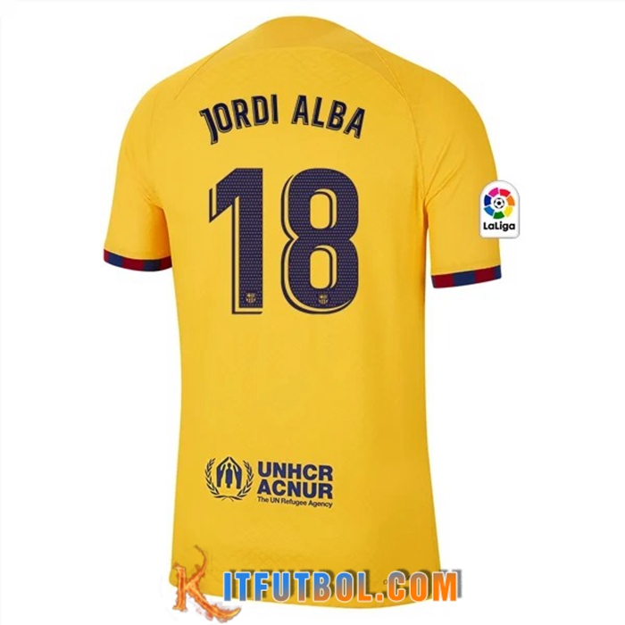 Camisetas De Futbol Barcelona (JORDI ALBA #18) 2023/2023 Fourth