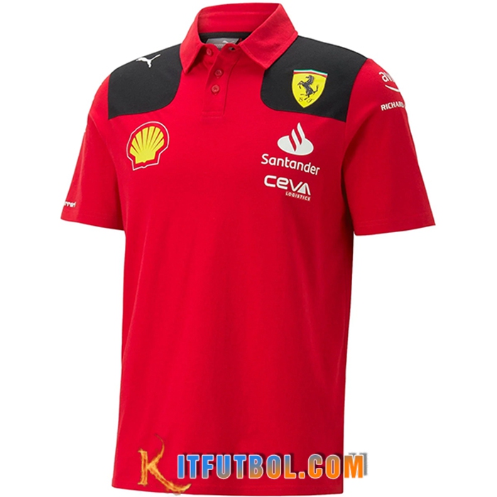 Polo F1 Scuderia Ferrari Team Amarillo 2023