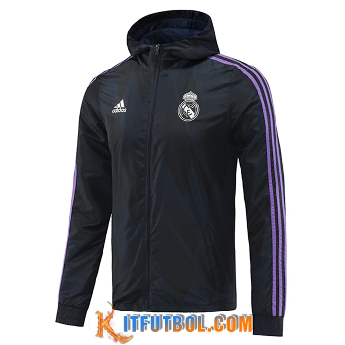Rompevientos Real Madrid Negro 2023/2023