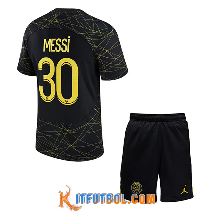 Camisetas De Futbol PSG (MESSI #30) Ninos Fourth 2023/2023