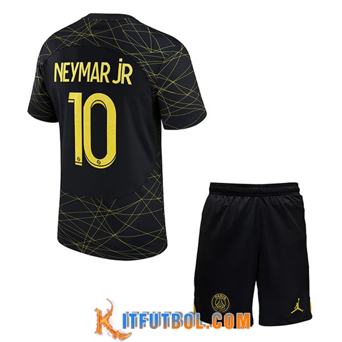 Camisetas De Futbol PSG (NEYMAR JR #10) Ninos Fourth 2023/2023