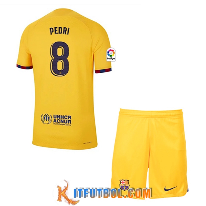 Camisetas De Futbol Barcelona (PEDRI #8) Ninos Fourth 2023/2023