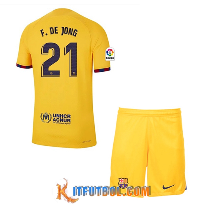 Camisetas De Futbol Barcelona (F.DE JONG #21) Ninos Fourth 2023/2023