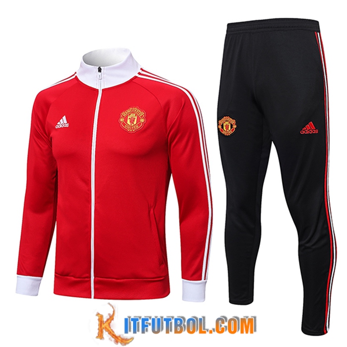 Chandal Equipos De Futbol - Chaqueta Manchester United Rojo 2023/2023