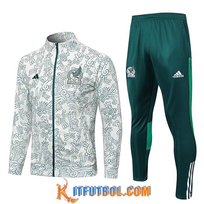 Chandal Equipos De Futbol - Chaqueta México Blanco 2023/2023
