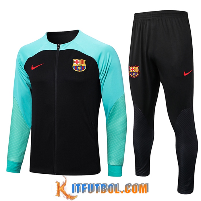 Chandal Equipos De Futbol - Chaqueta FC Barcelona Negro 2023/2023