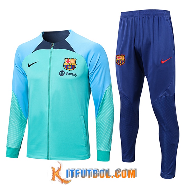 Chandal Equipos De Futbol - Chaqueta FC Barcelona Verde 2023/2023