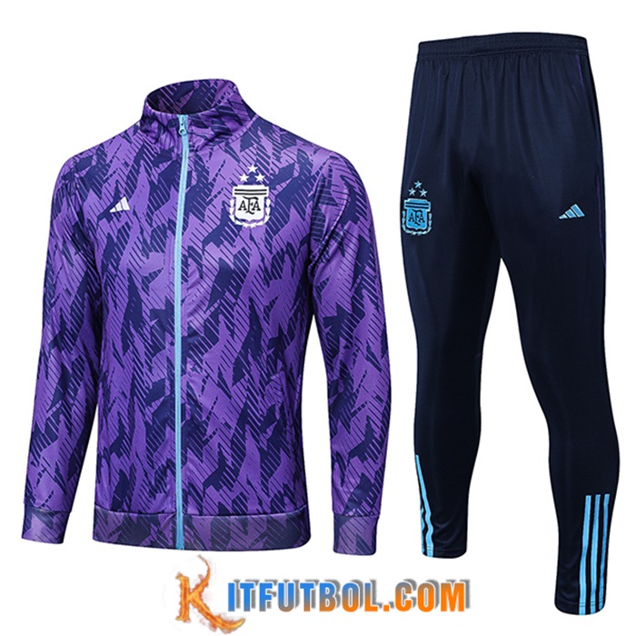 Chandal Equipos De Futbol - Chaqueta Argentina 3 Stars Violeta 2023/2023