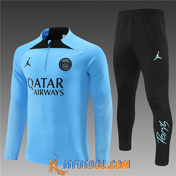 Chandal Equipos De Futbol PSG Jordan Ninos Azul Oscuro 2023/2023